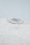 Light Grey TN TENNESSEE Double Printed Reversible Mock Neck Sweatshirt - Aaria Tees Aaria Tees
