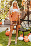Orange PUMPKIN Spice Graphic Corded Crewneck Sweatshirt - Aaria Tees Aaria Tees