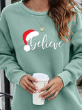 BELIEVE Graphic Tunic Sweatshirt Aaria Tees