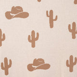Cactus Jacquard Knit Baby Blanket - Aaria Tees Aaria Tees
