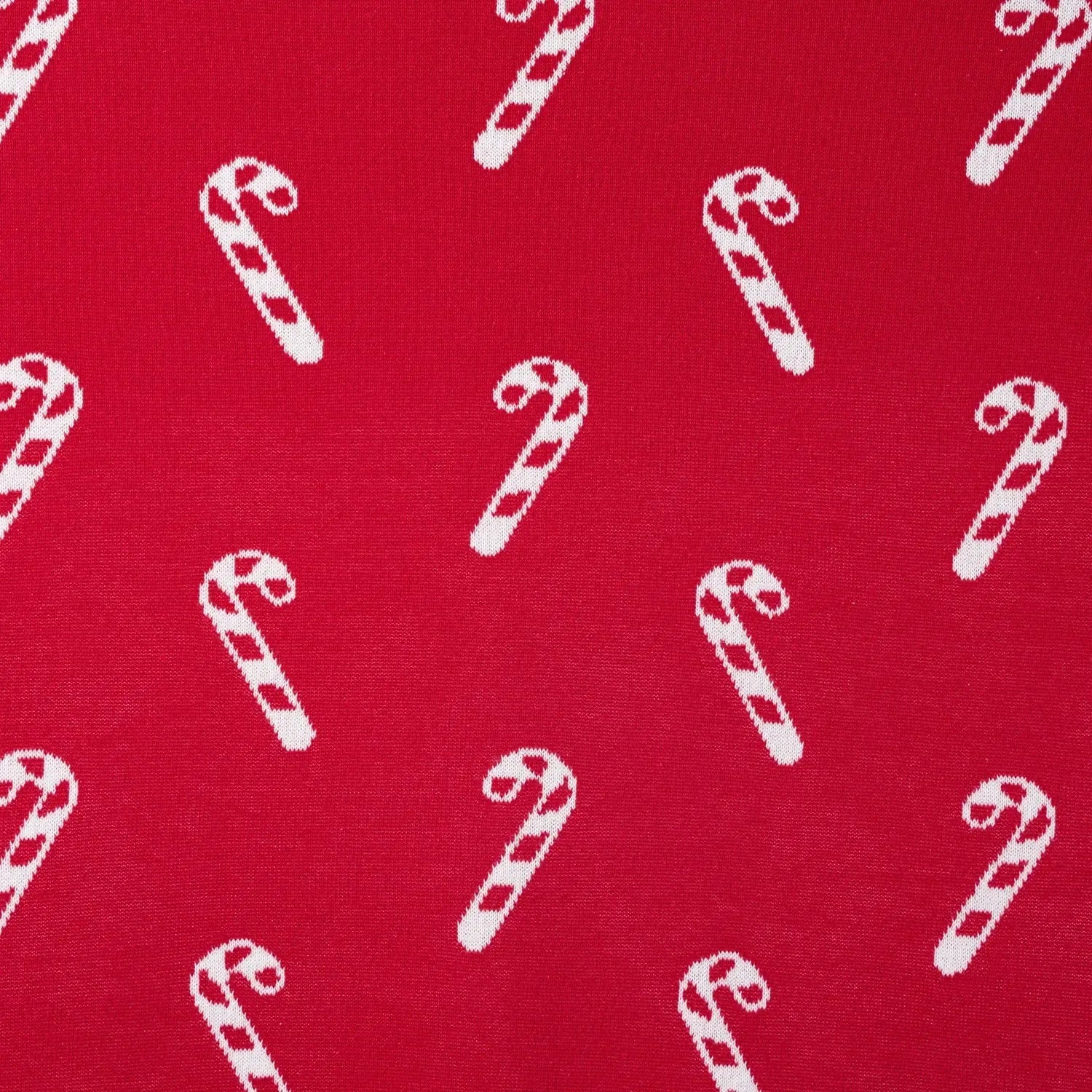 Christmas Candy Cane Jacquard Knit Baby Blanket - Aaria Tees Aaria Tees