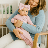 Candy Pink Knotted Gown Aaria Tees