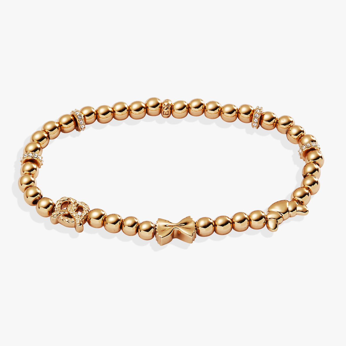 'Carbs are My Love Language' Beaded Stretch Bracelet - Aaria Tees
