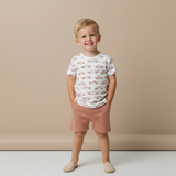 Organic Tee & Shorts Set - Cars - Aaria Tees Aaria Tees