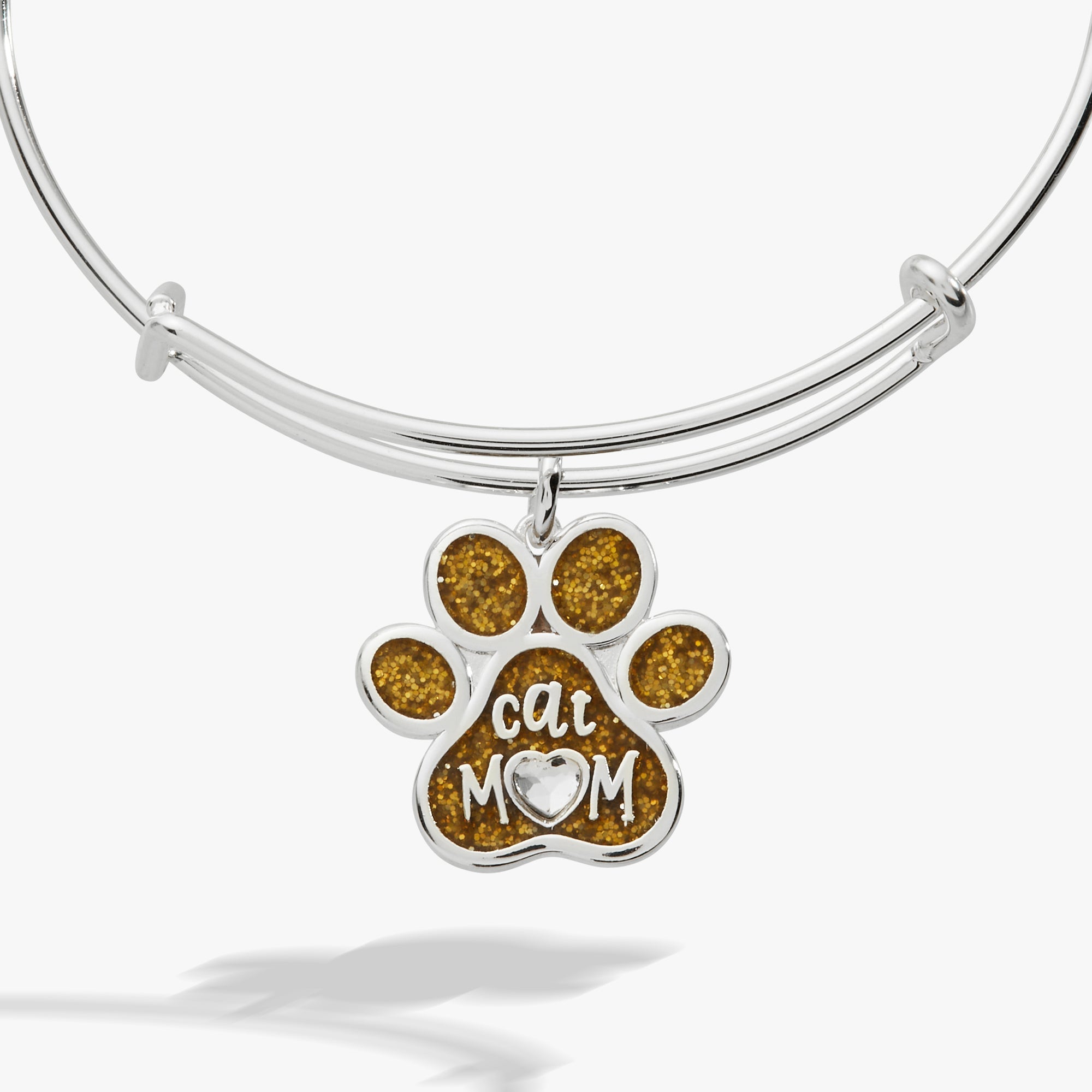 Cat Mom Charm Bangle - Aaria Tees Aaria Tees