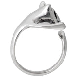 Cat Sterling Wrap Ring - Aaria Tees Aaria Tees