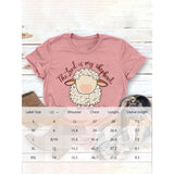 Women's Round Neck Graphic Print Short Sleeve T-Shirt Aaria Tees