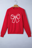 Arya Embroidered Graphic Ribbed Sweater - Aaria Tees Aaria Tees
