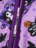 PoshTOT Sanrio Kuromi Purple Bamboo Baby Convertible Zippy Romper - Aaria Tees Aaria Tees
