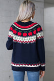 Angel Wings Graphic Round Neck Long Sleeve Sweater Aaria Tees
