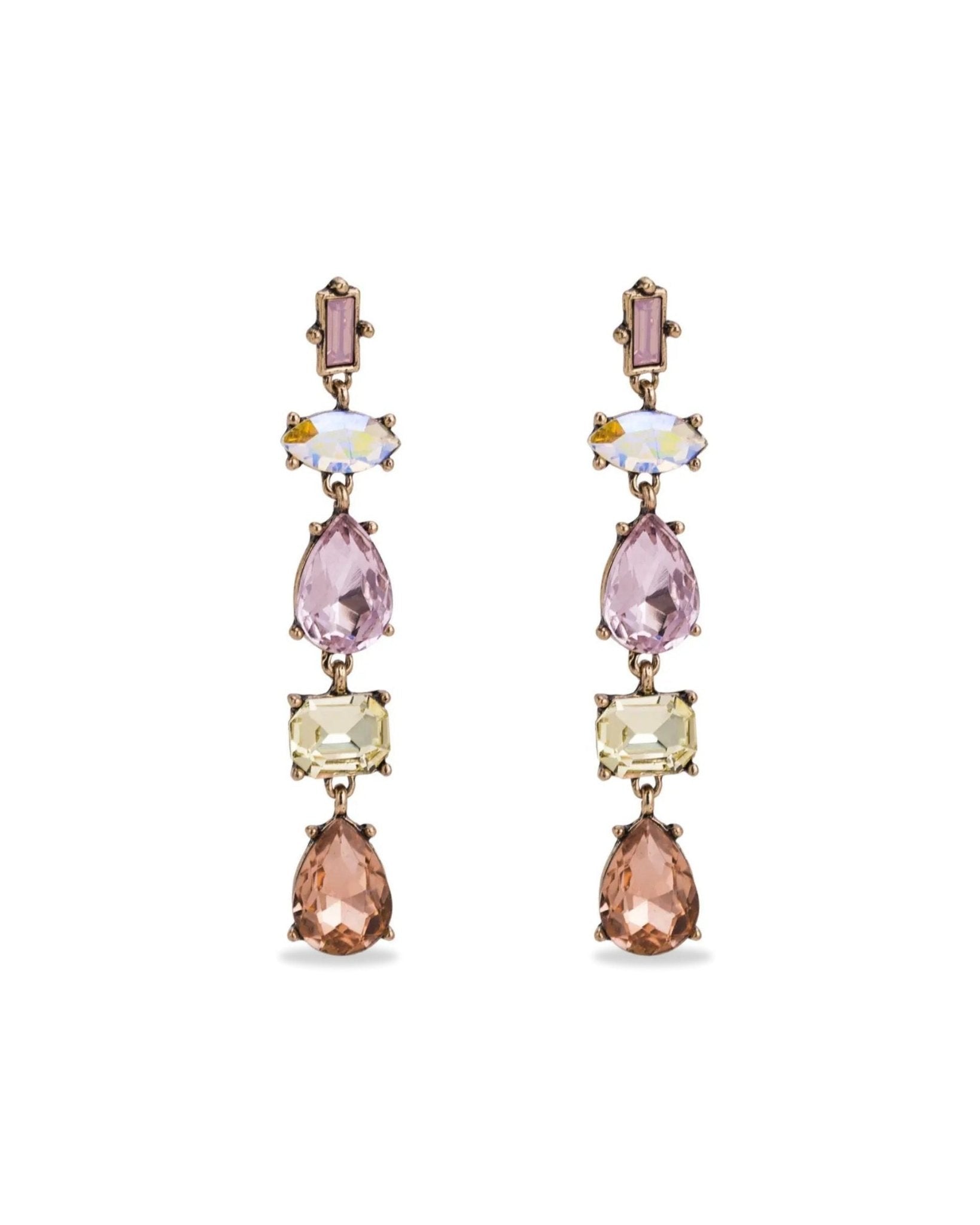 Celeste Statement Earrings - Aaria Tees Aaria Tees