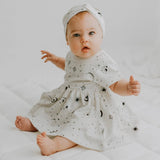 short sleeve twirl dress | celestial - Aaria Tees Aaria Tees