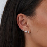 Celina CZ Bar Earring Aaria Tees