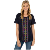 Center Lane Beaded Top - Aaria Tees Aaria Tees
