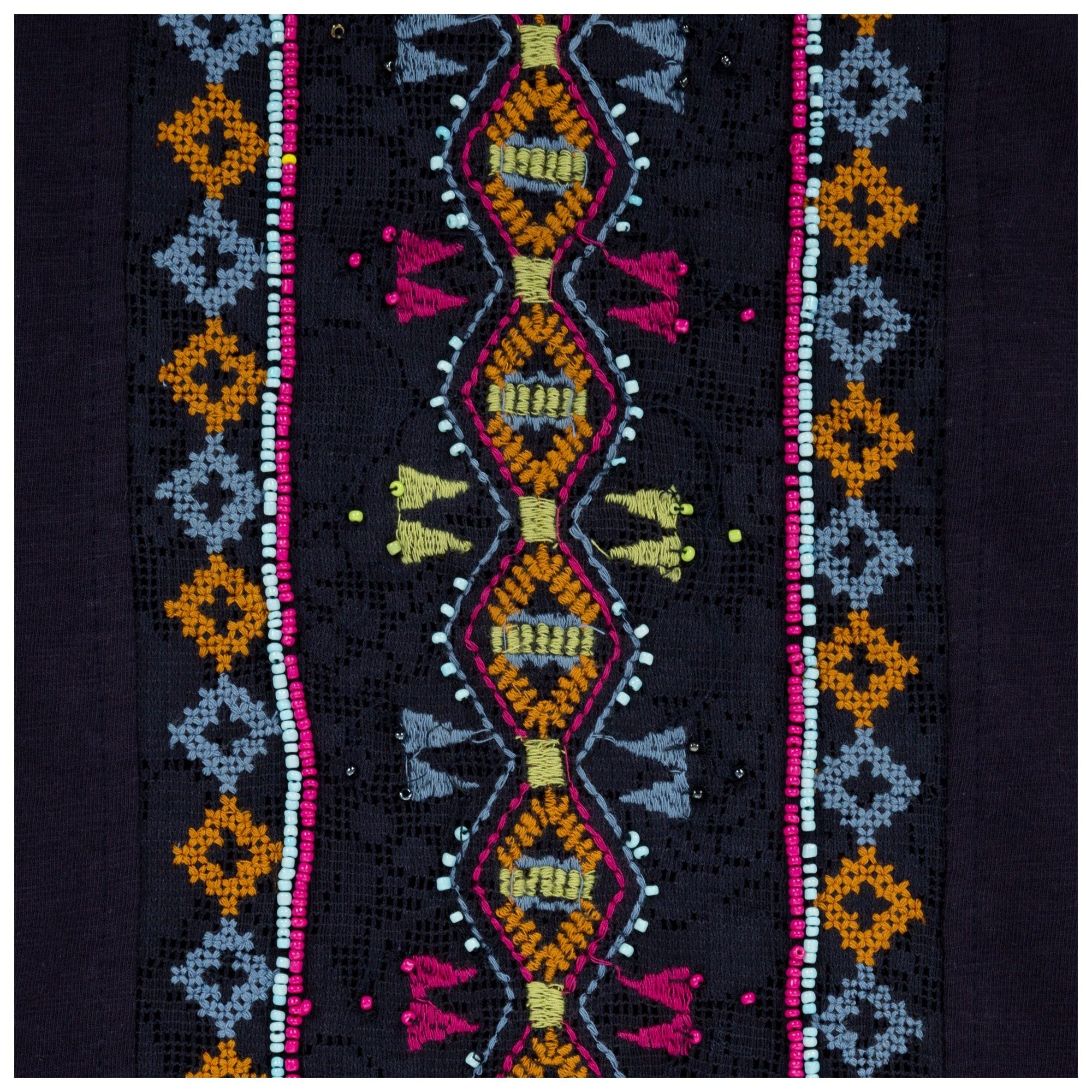 Center Lane Beaded Top - Aaria Tees Aaria Tees