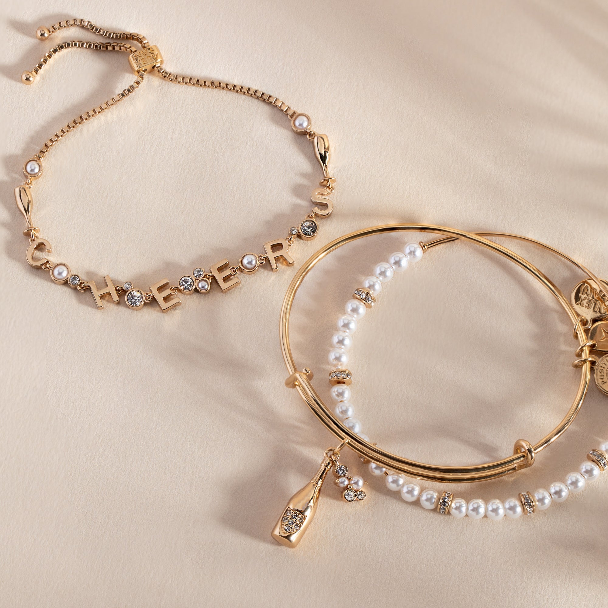 Champagne Bangle - Aaria Tees Aaria Tees