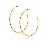 Chelsea Beaded Hoops Aaria Tees