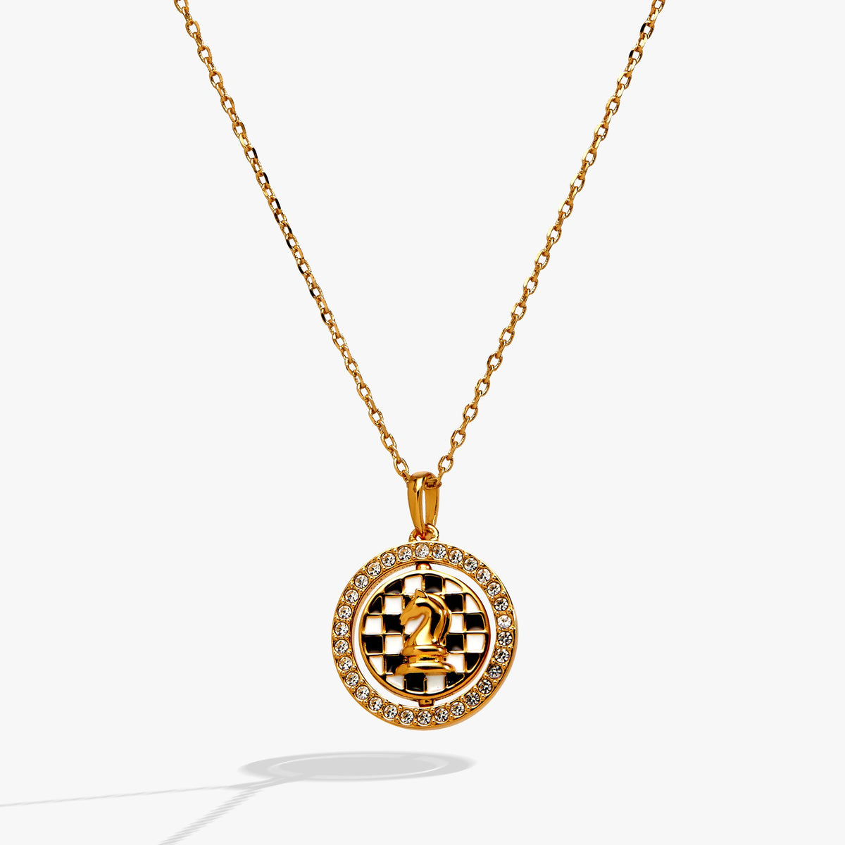 'Always Think One Move Ahead' Chess Spinner Pendant - Aaria Tees