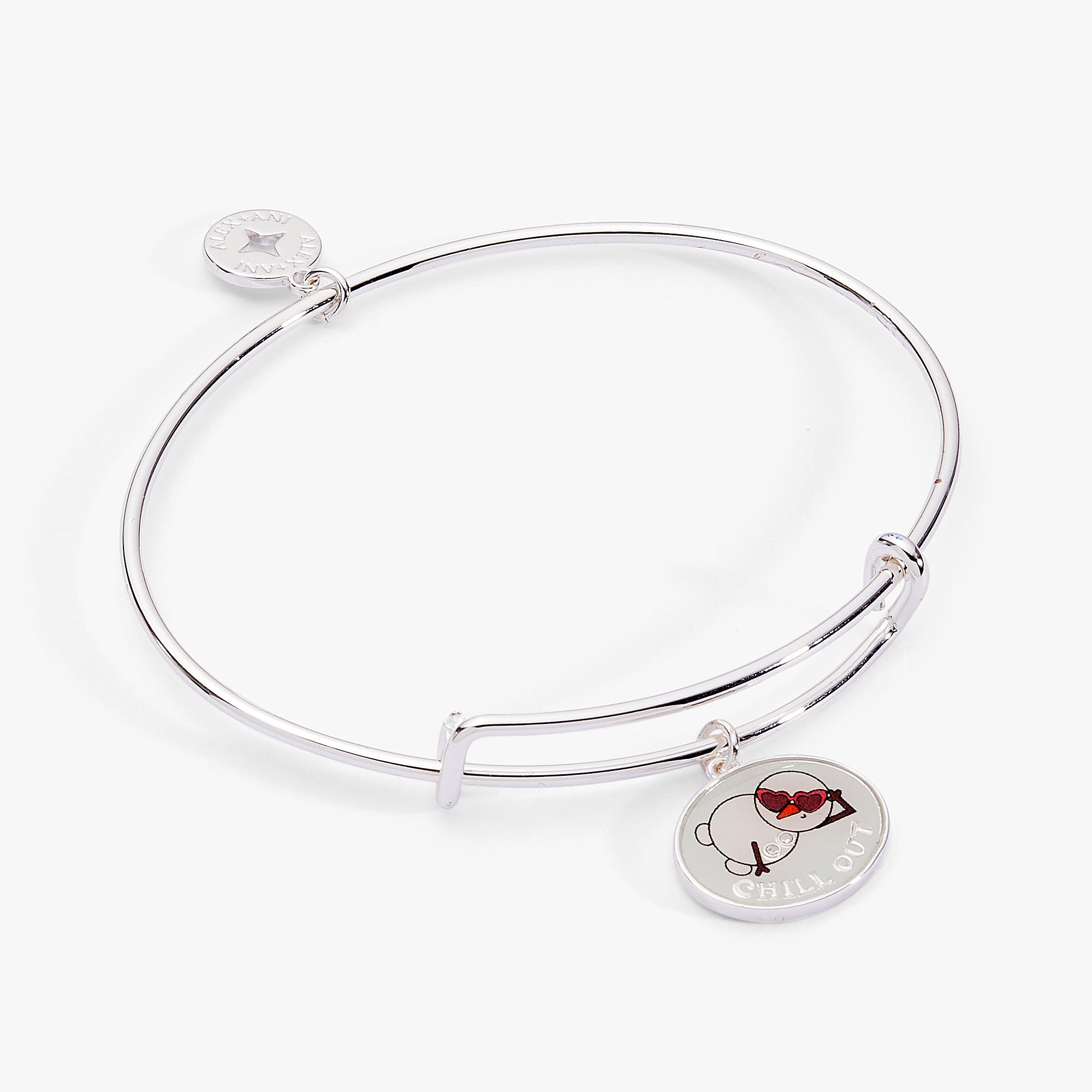 Snowman ‘Chill Out’ Charm Bangle - Aaria Tees Aaria Tees