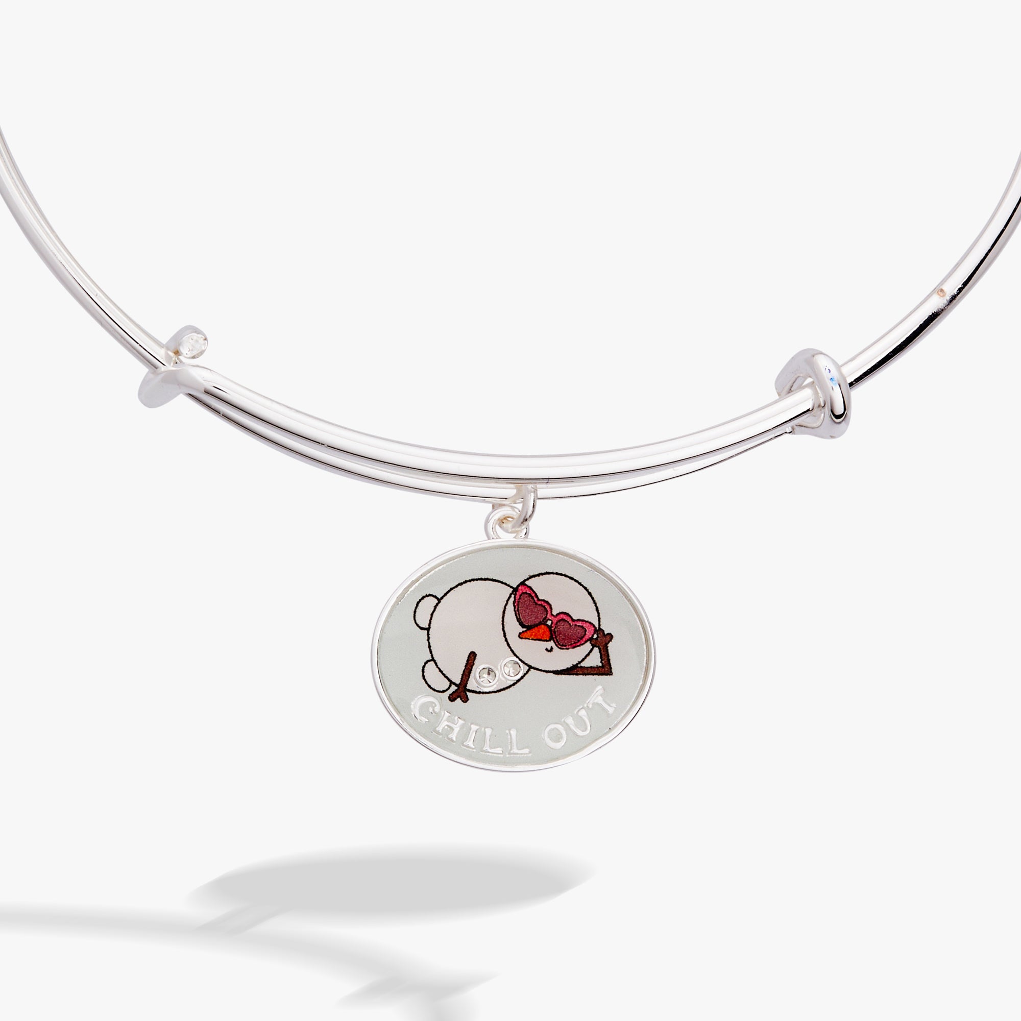 Snowman ‘Chill Out’ Charm Bangle - Aaria Tees Aaria Tees