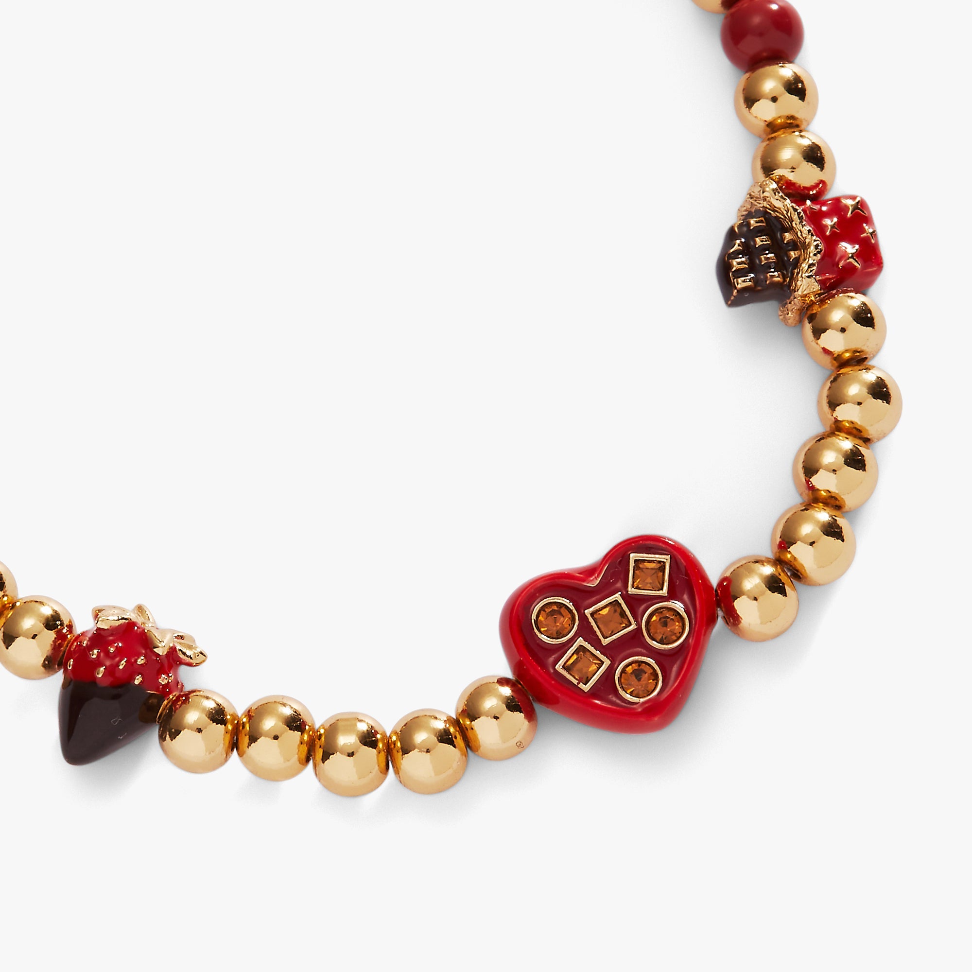 ”Chocolate Is My Love Language” Stretch Bracelet - Aaria Tees Aaria Tees