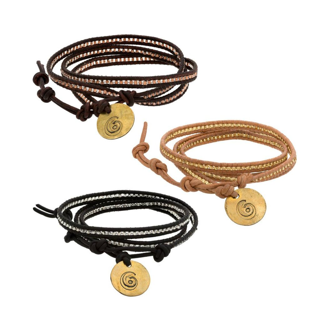 Sasa Classic 3x Wrap Bracelet - Aaria Tees Aaria Tees