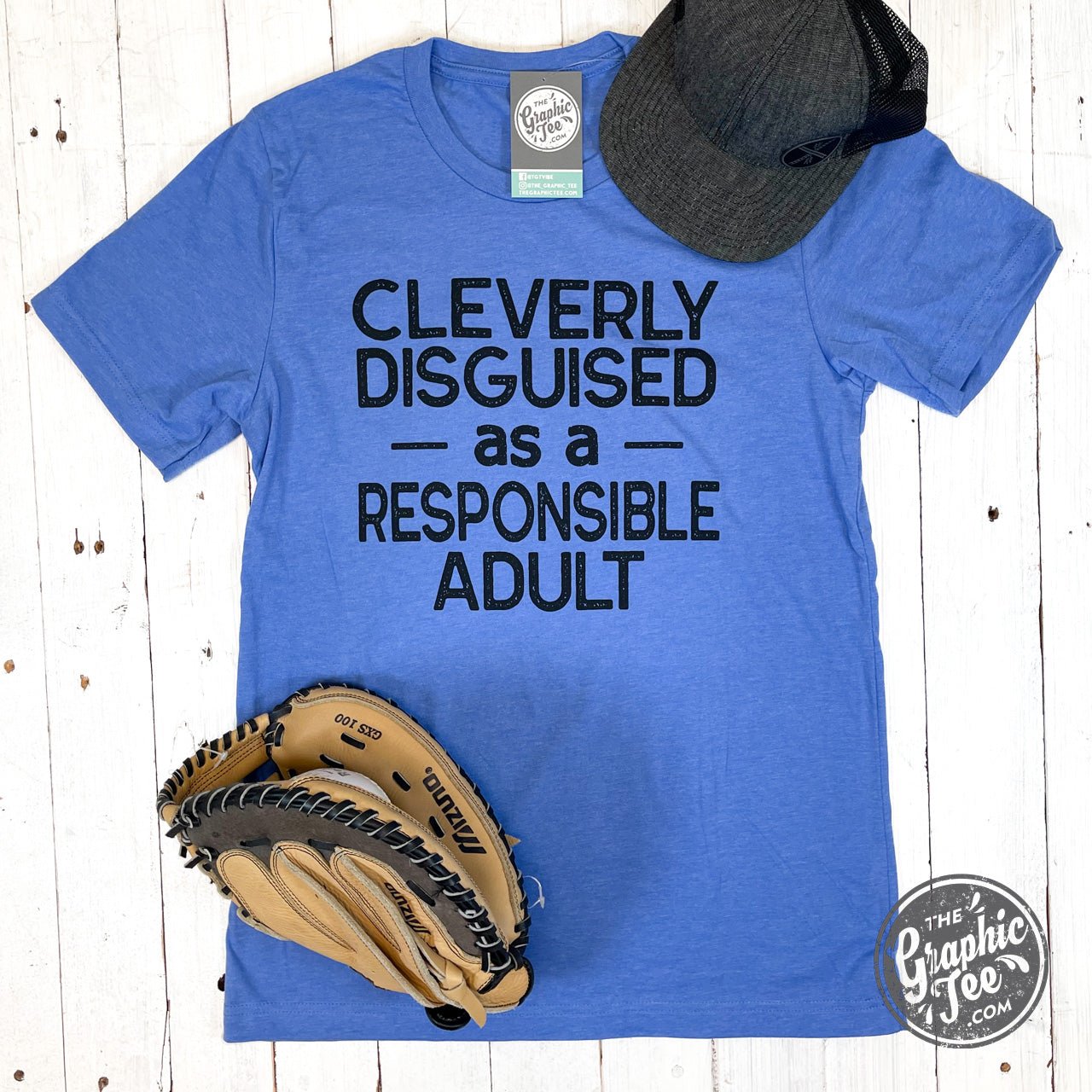 Cleverly Disguised as a Responsible Adult Tee - Aaria Tees Aaria Tees