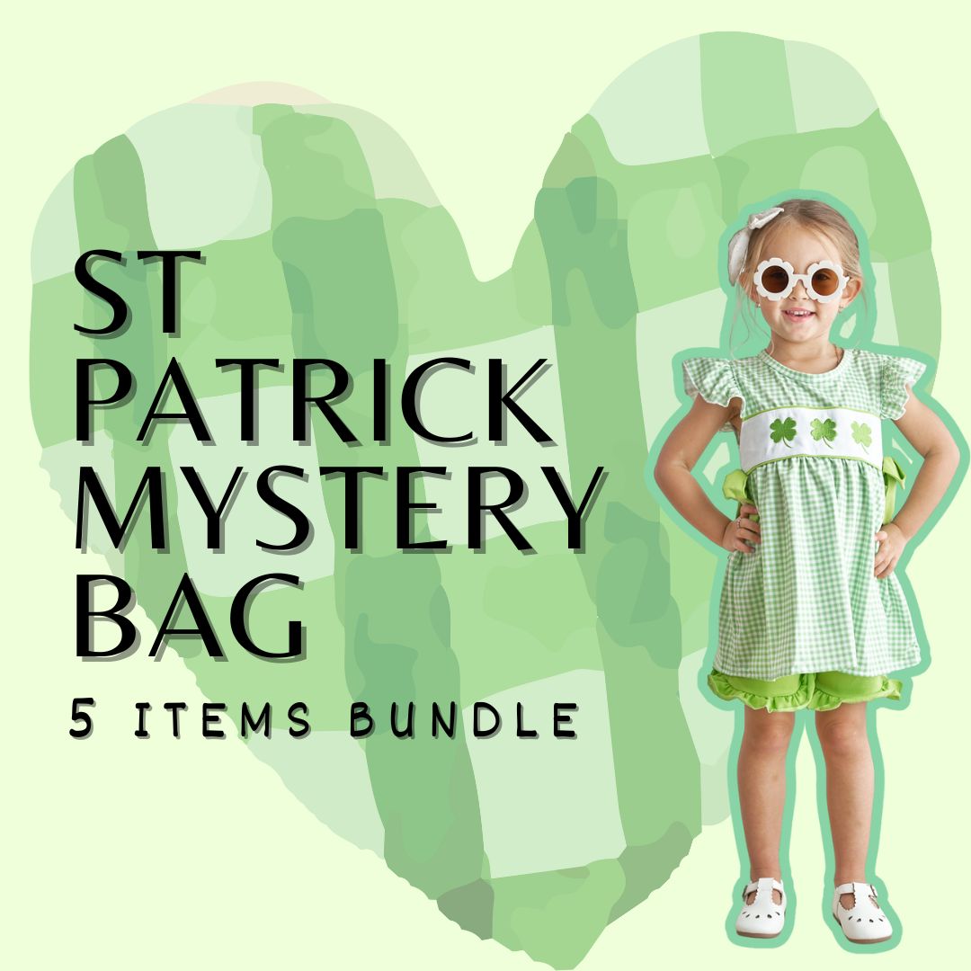 Saint Patrick Lucky Clover Mystery Bag 5 pcs bundle M-317 - Aaria Tees Aaria Tees