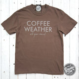 Coffee Weather All Year Round Pigment Dyed Tee - Aaria Tees Aaria Tees
