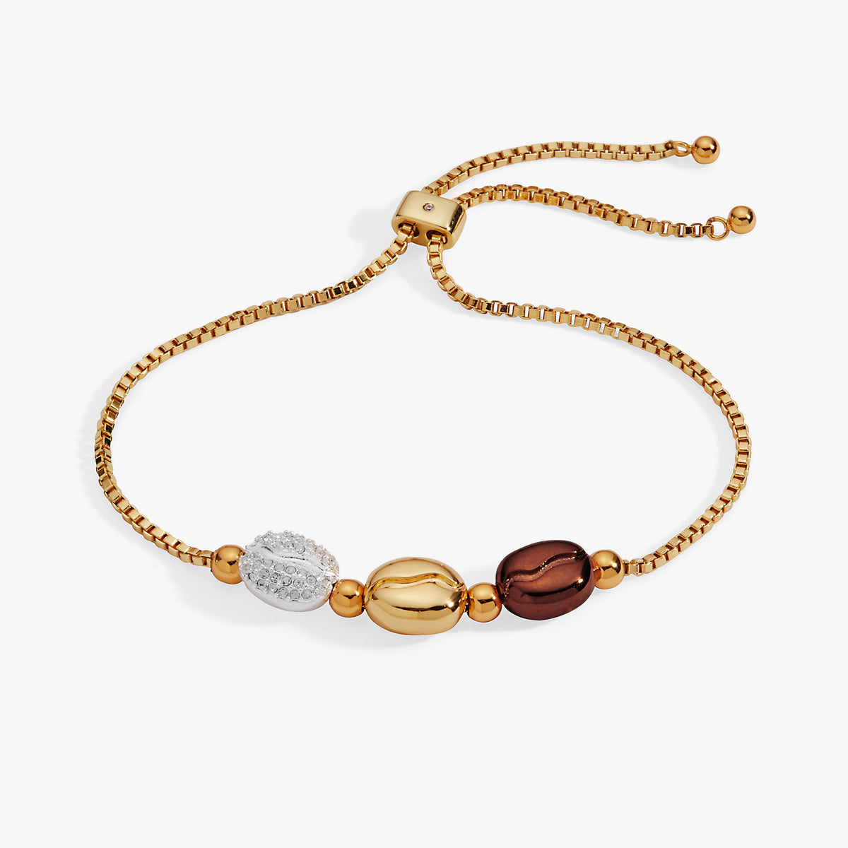 Coffee Bean Bolo Bracelet - Aaria Tees