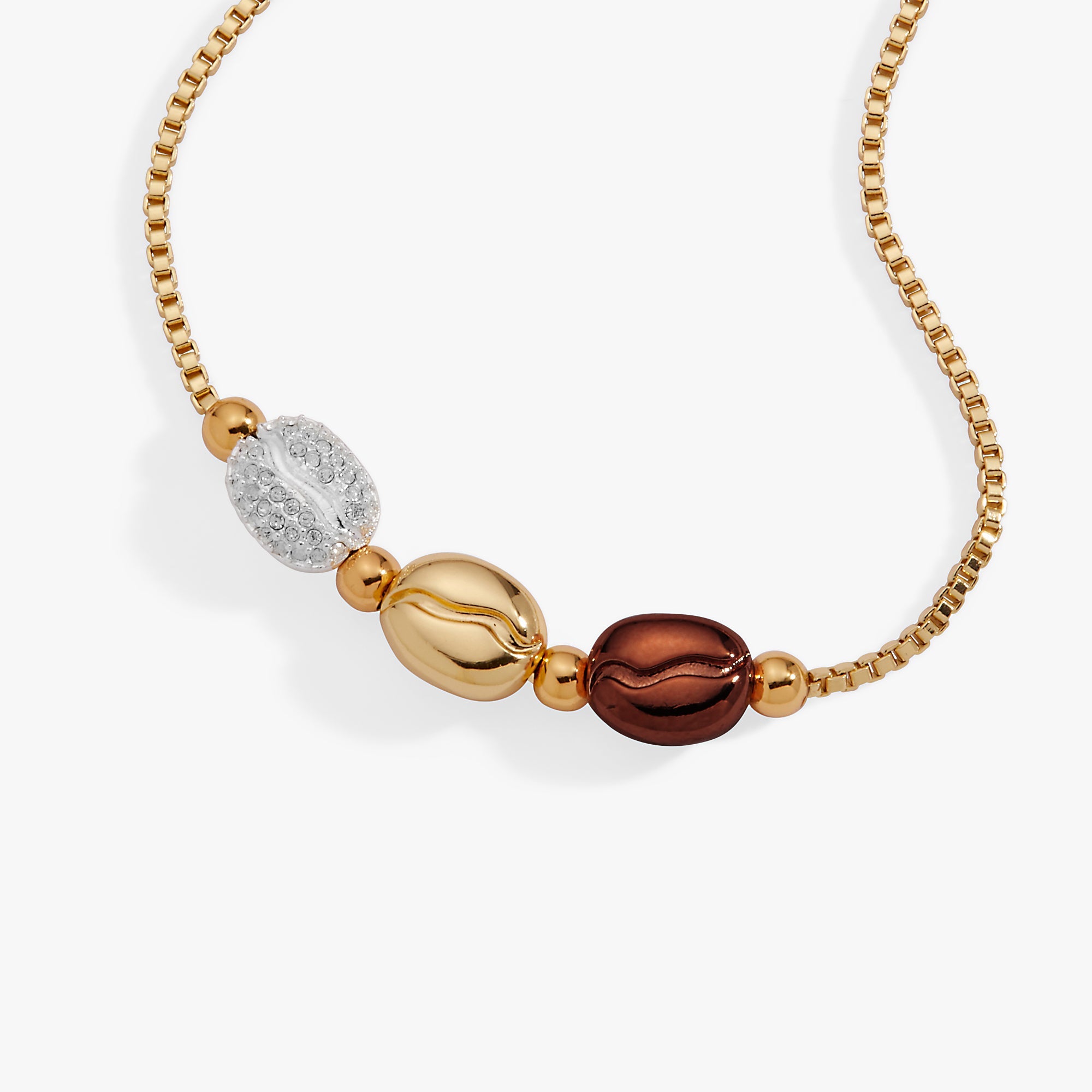 Coffee Bean Bolo Bracelet - Aaria Tees Aaria Tees