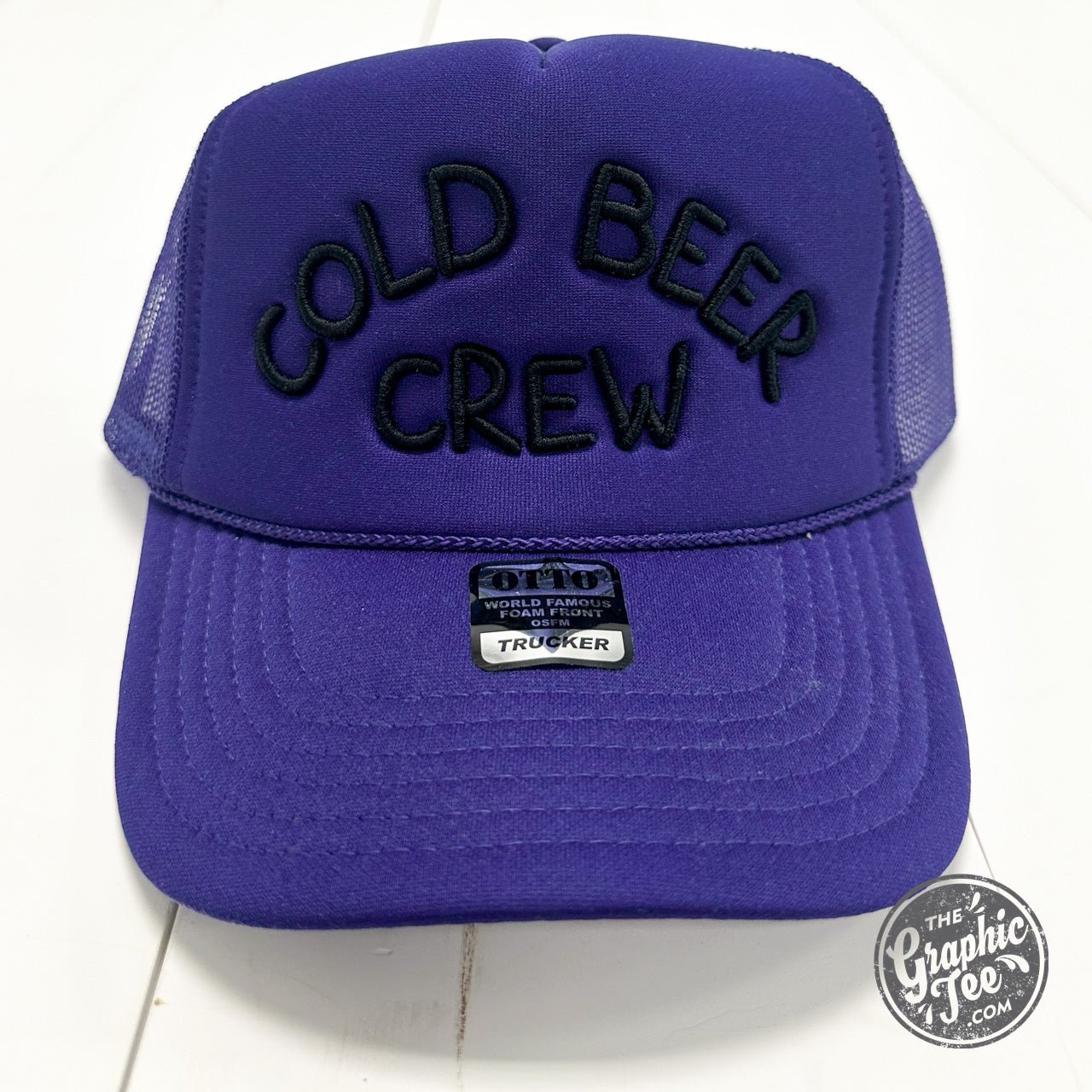 Cold Beer Crew Foam Trucker Hat - Aaria Tees Aaria Tees