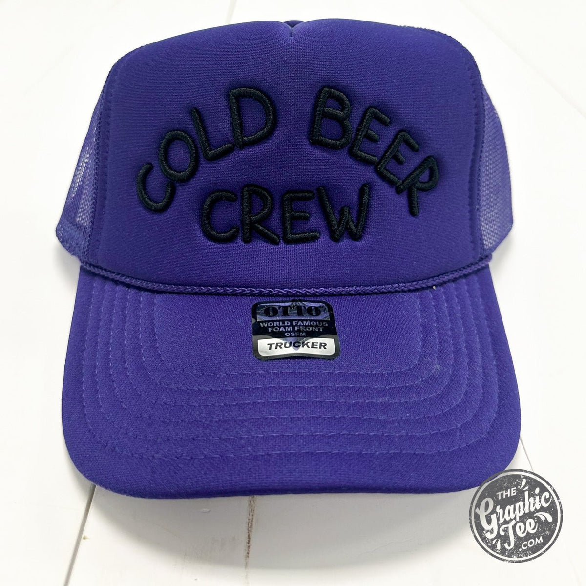 Cold Beer Crew Foam Trucker Hat - Aaria Tees