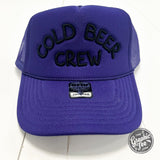 Cold Beer Crew Foam Trucker Hat - Aaria Tees Aaria Tees