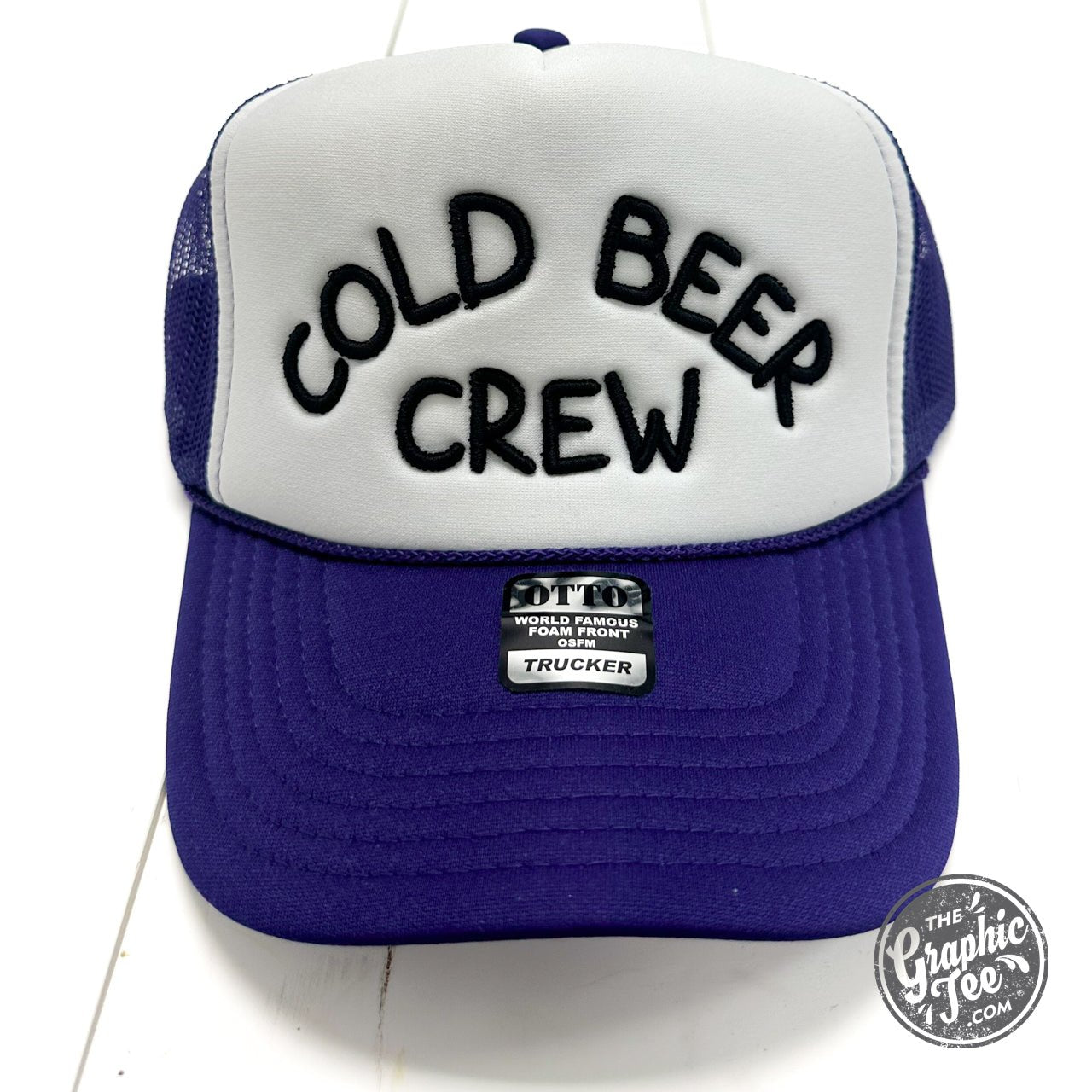 Cold Beer Crew Foam Trucker Hat - Aaria Tees Aaria Tees