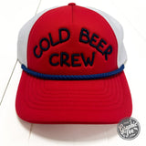 Cold Beer Crew Foam Trucker Hat - Aaria Tees Aaria Tees