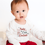 long sleeve graphic bodysuit | baby its cold outside - Aaria Tees Aaria Tees