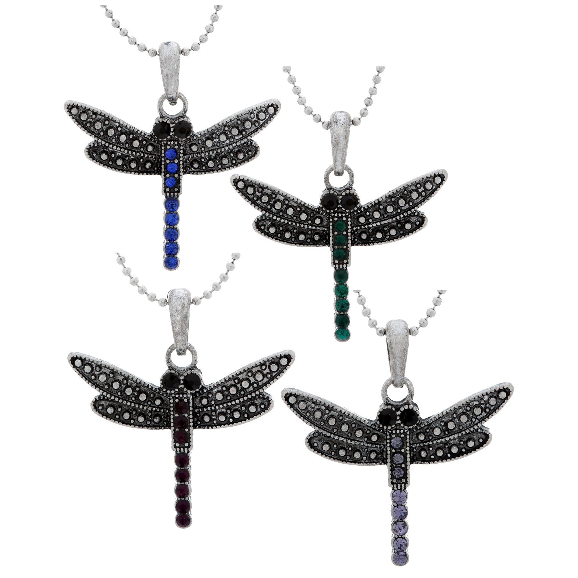Colors of Life Dragonfly Necklace - Aaria Tees Aaria Tees