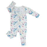 Watercolor Butterfly Convertible Romper Aaria Tees