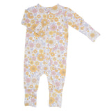 Retro Vintage Flowers Convertible Romper Aaria Tees