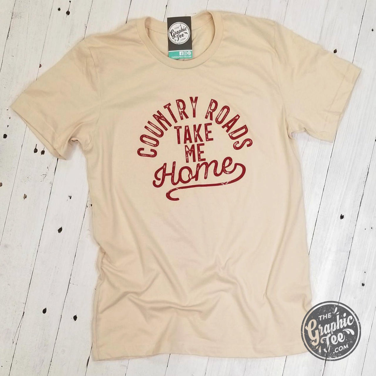 Country Roads Take Me Home - Unisex Tee