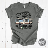 Cousin Eddie's RV Maintenance Deep Heather Short Sleeve Tee - Aaria Tees Aaria Tees
