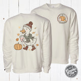 Cozy Season Duck Crewneck Sweatshirt - Aaria Tees Aaria Tees