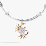Textured Crab Charm Bangle - Aaria Tees Aaria Tees
