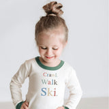 pajamas |crawl walk ski - Aaria Tees Aaria Tees