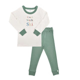 pajamas |crawl walk ski - Aaria Tees Aaria Tees