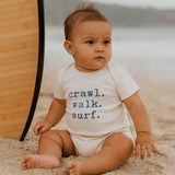 graphic bodysuit | crawl walk surf - Aaria Tees Aaria Tees