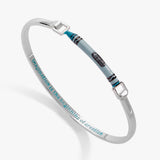 Crayola Robin's Egg Blue Crayon Tension Bangle - Aaria Tees Aaria Tees
