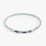 Crayola Robin's Egg Blue Crayon Tension Bangle - Aaria Tees Aaria Tees