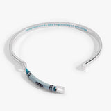 Crayola Robin's Egg Blue Crayon Tension Bangle - Aaria Tees Aaria Tees